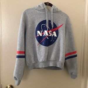H&M NASA Cropped hoodie